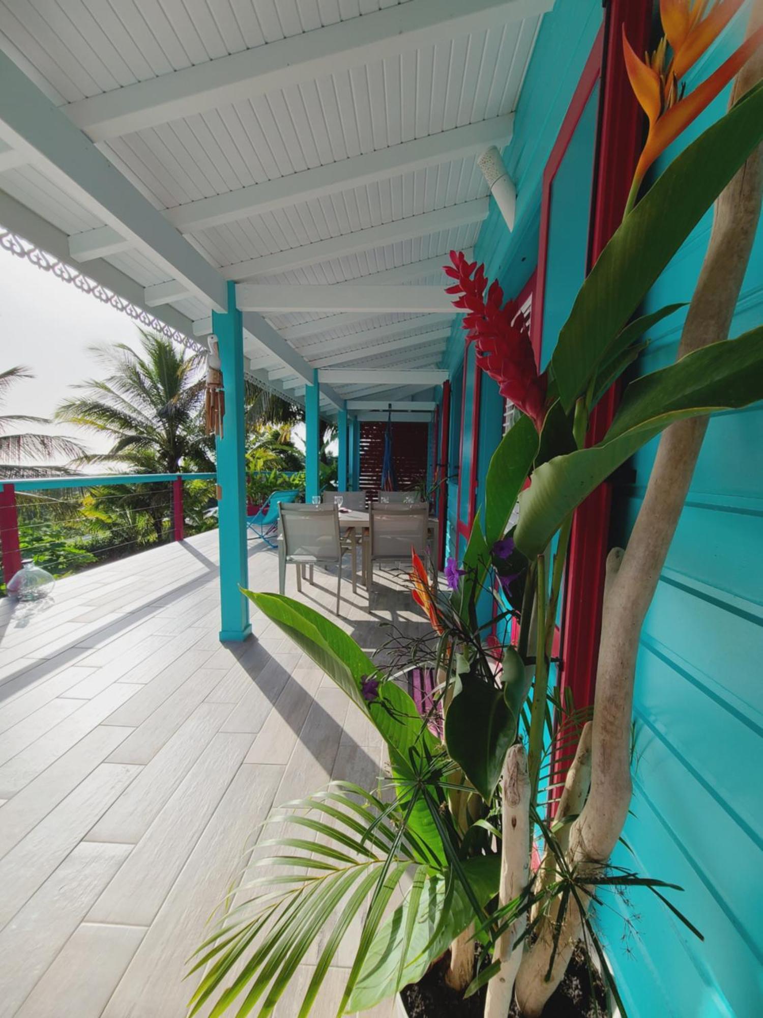 Pipirite Chantant - Maison Creole Vue Mer Sainte-Rose Exterior foto