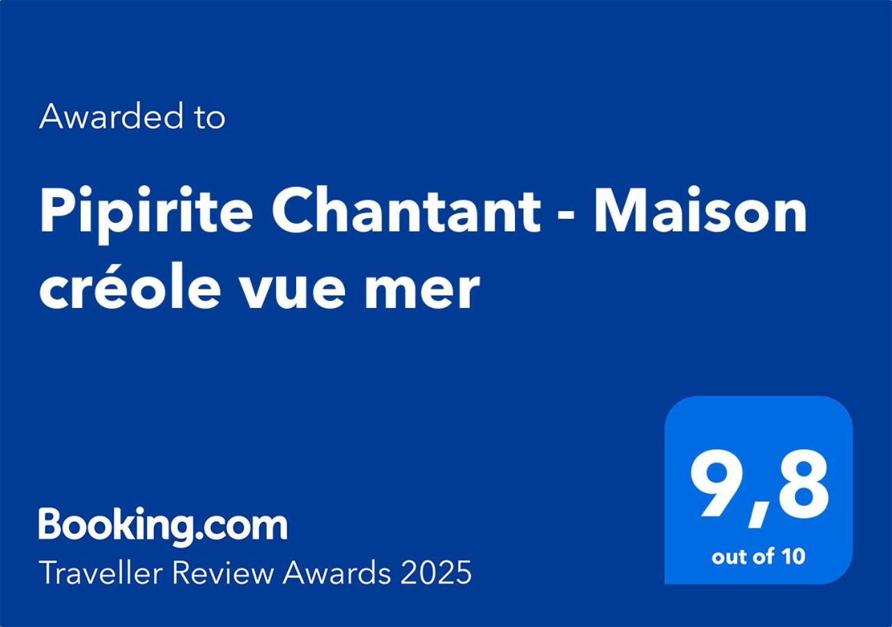 Pipirite Chantant - Maison Creole Vue Mer Sainte-Rose Exterior foto
